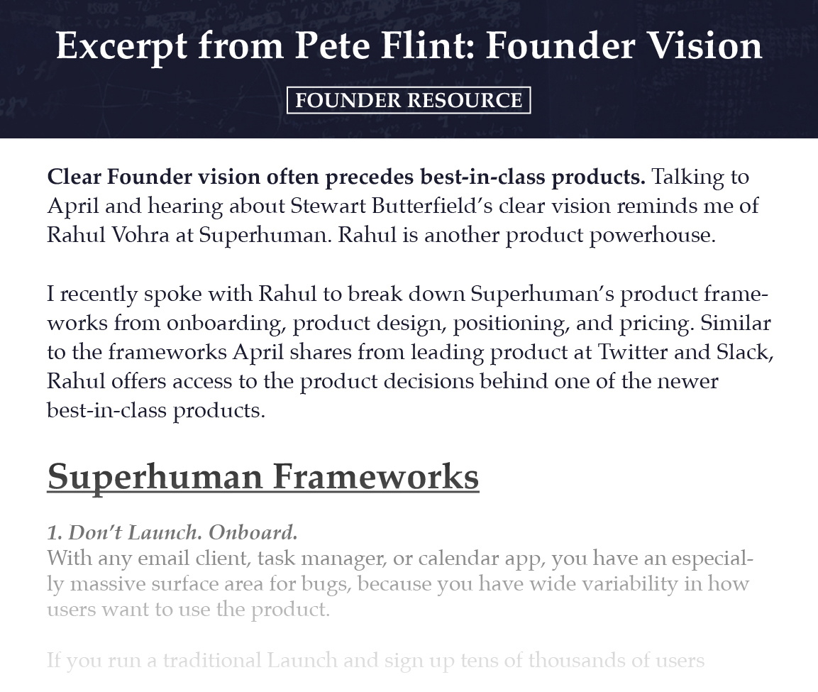 Superhuman Frameworks